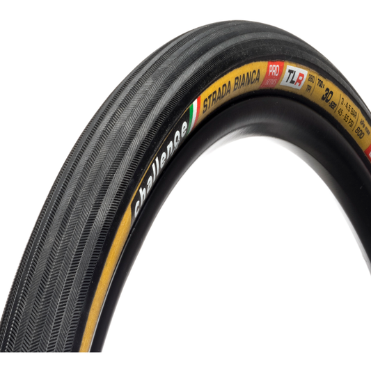 Pneu CHALLENGE OPEN STRADA BIANCA 700x30c Tubeless Ready Beige