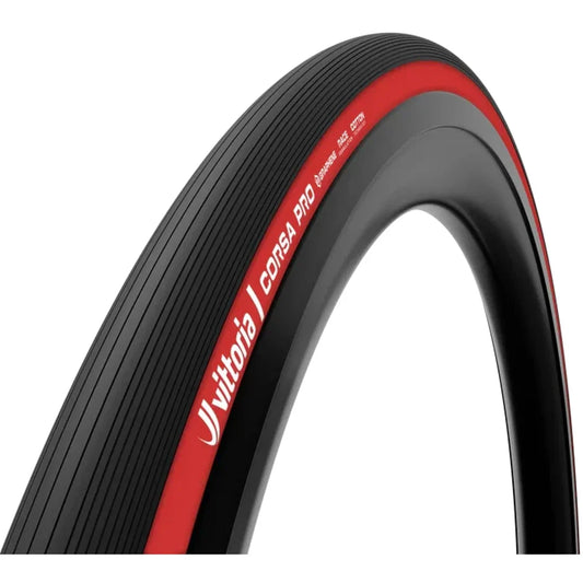 Pneu VITTORIA CORSA PRO Graphene G2.0 700c Tubeless Ready - Édition Spéciale Rouge