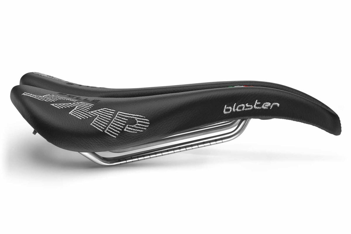 Selle SMP BLASTER Rails Inox — vue de profil et rails inox