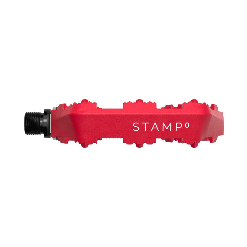 Pédales Plates CRANKBROTHERS STAMP 0 Large Rouge