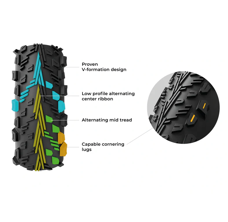 Pneu VITTORIA PEYOTE XC TRAIL 29x2.25 Graphene 4C Tubeless Ready Souple Noir