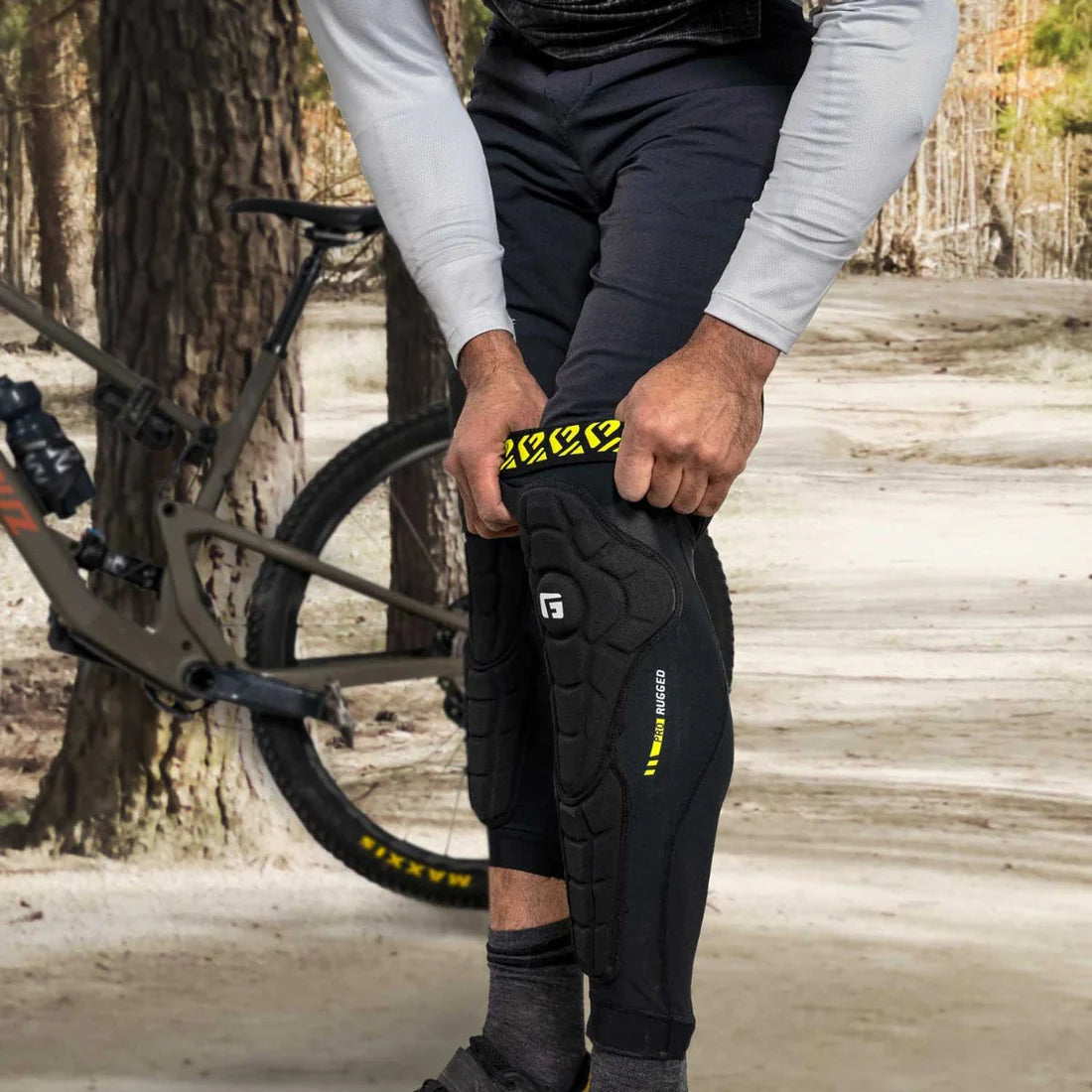 Genouillères Protège Tibias G-FORM PRO-RUGGED 2 Noir