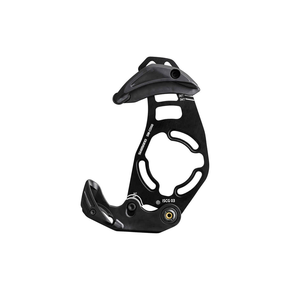 Guide-chaîne SHIMANO Saint SM-CD50 — fixation ISCG03, vue du guide