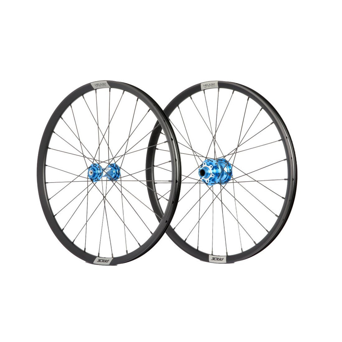 Paire de Roues PRIDE 20" (451mm) Control V2 Disc Helium M21 Axes 10/15mm Bleu