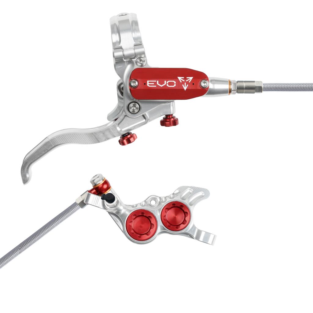 Frein Arrière HOPE TECH 4 EVO GR4 Aviation Argent/Rouge