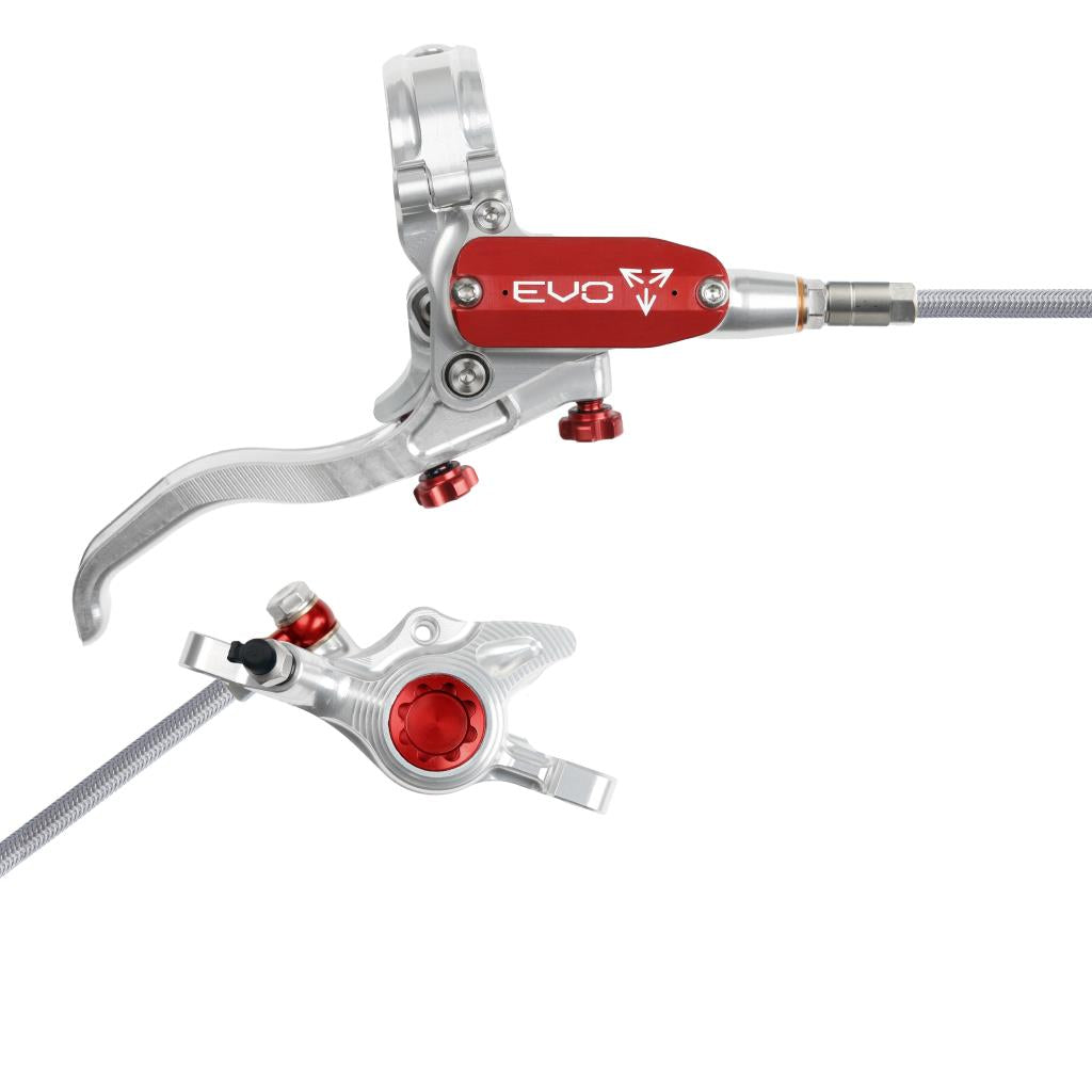 Frein Arrière HOPE TECH 4 EVO X2 PM Aviation Argent/Rouge