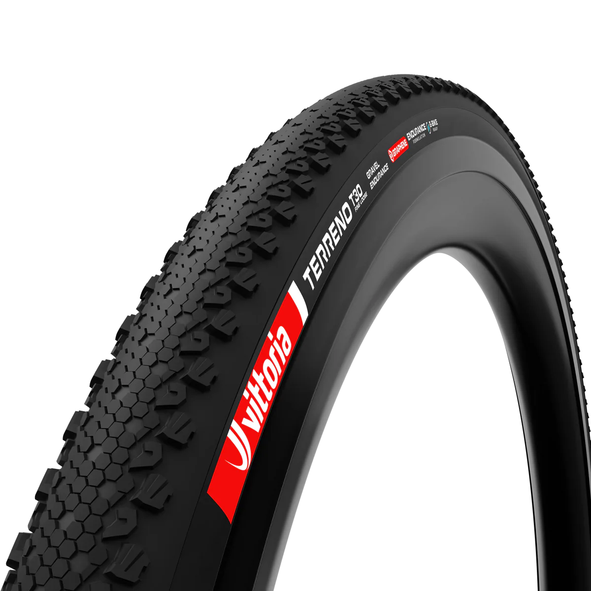 Pneu VITTORIA TERRENO T30 FINE LOOSE Gravel Endurance Tubeless Ready Souple Noir