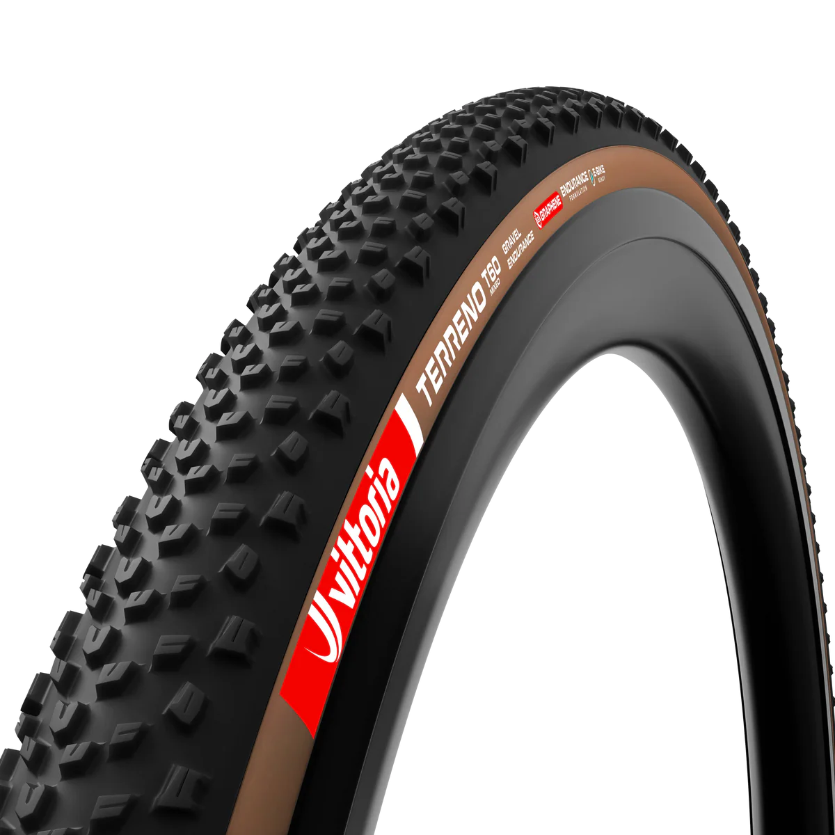 Pneu VITTORIA TERRENO T60 MIXED Gravel Endurance 700c Tubeless Ready Souple Marron