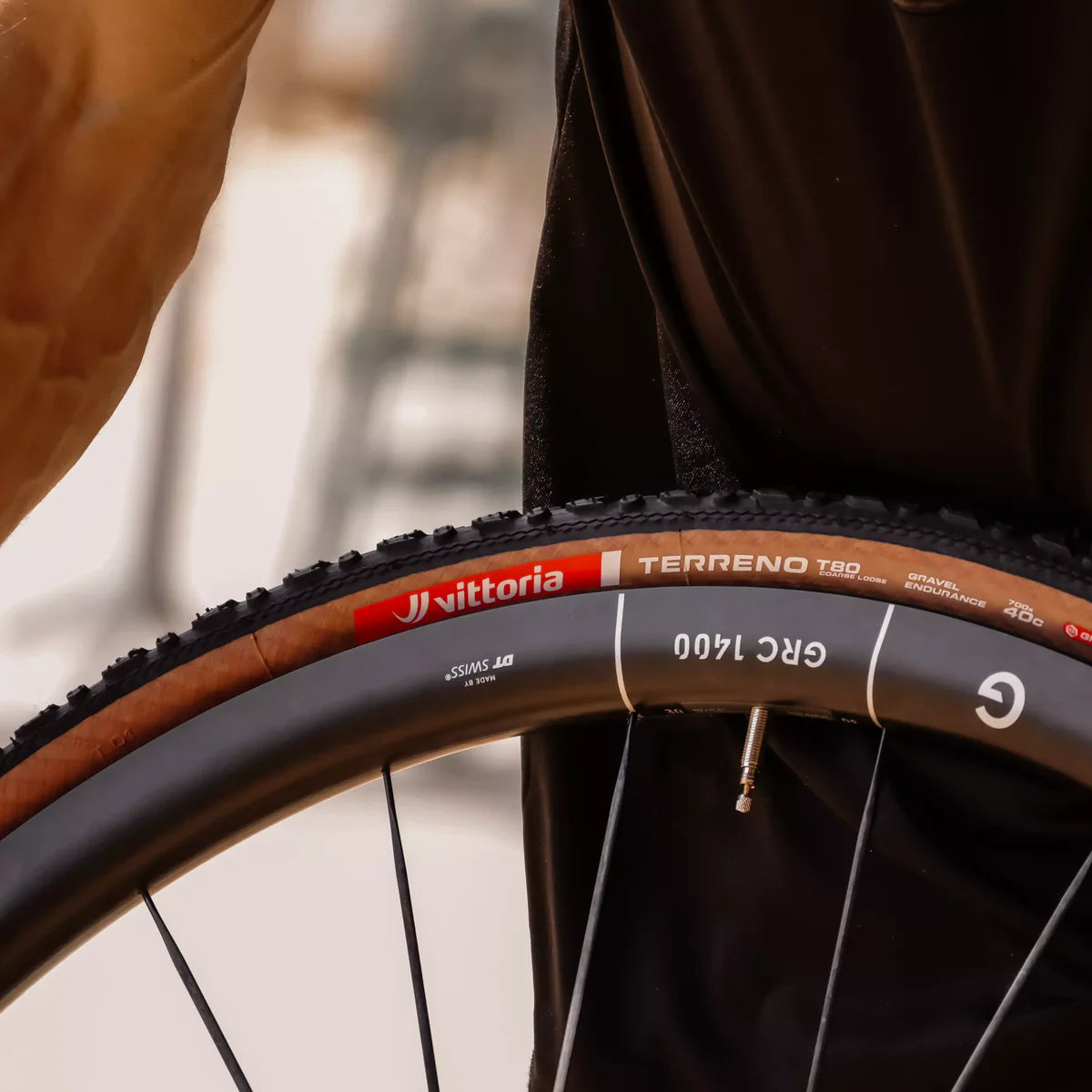 Pneu VITTORIA TERRENO T80 COARSE LOOSE Gravel Endurance 700x45c Tubeless Ready Souple Marron