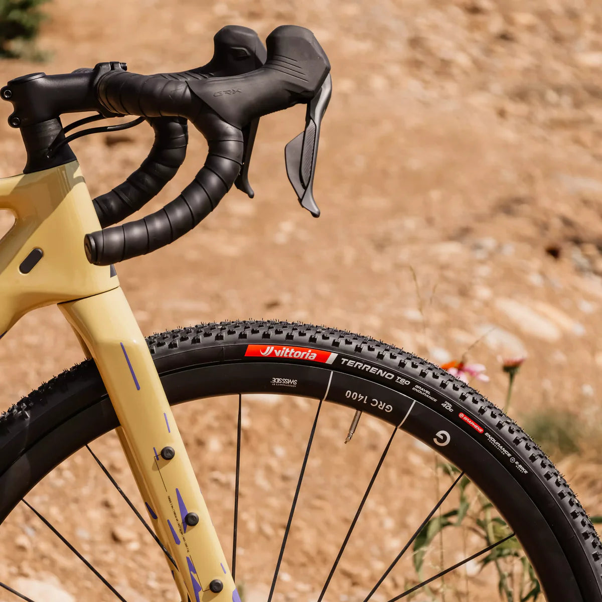 Pneu VITTORIA TERRENO T60 MIXED Gravel Endurance 700c Tubeless Ready Souple Noir