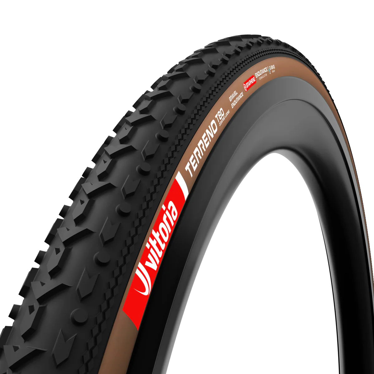 Pneu VITTORIA TERRENO T80 COARSE LOOSE Gravel Endurance 700x45c Tubeless Ready Souple Marron