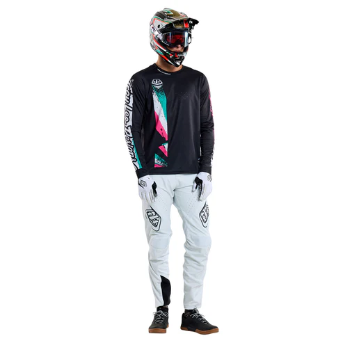Maillot TROY LEE DESIGNS SPRINT FULL PULL Manches Longues Noir