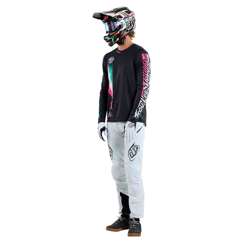 Maillot TROY LEE DESIGNS SPRINT FULL PULL Manches Longues Noir