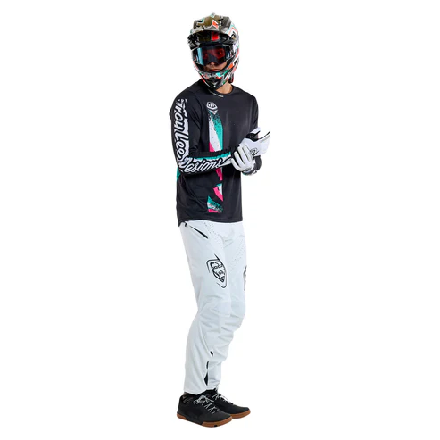 Maillot TROY LEE DESIGNS SPRINT FULL PULL Manches Longues Noir