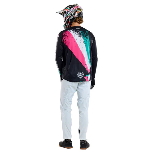 Maillot TROY LEE DESIGNS SPRINT FULL PULL Manches Longues Noir