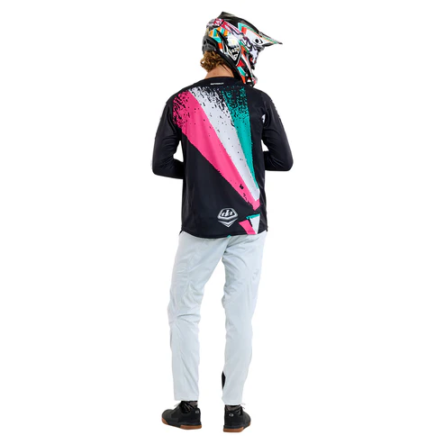 Maillot TROY LEE DESIGNS SPRINT FULL PULL Manches Longues Noir